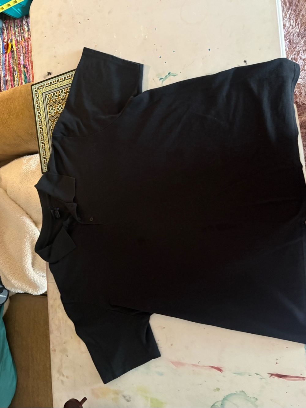 Hanes Black Men’s Polo Shirt